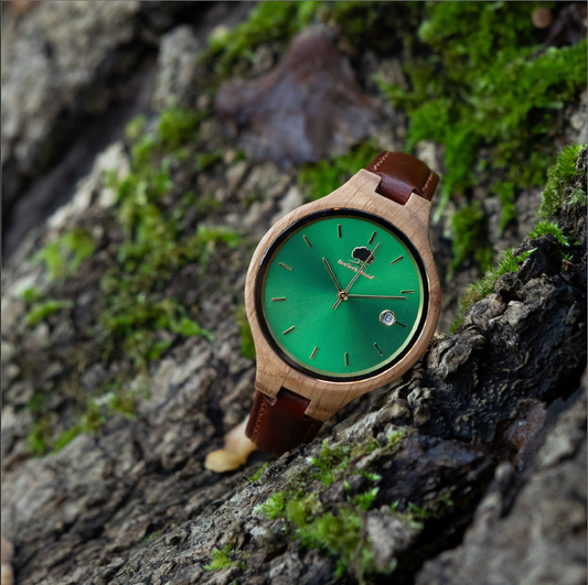 Ladies Oak Wood Watch