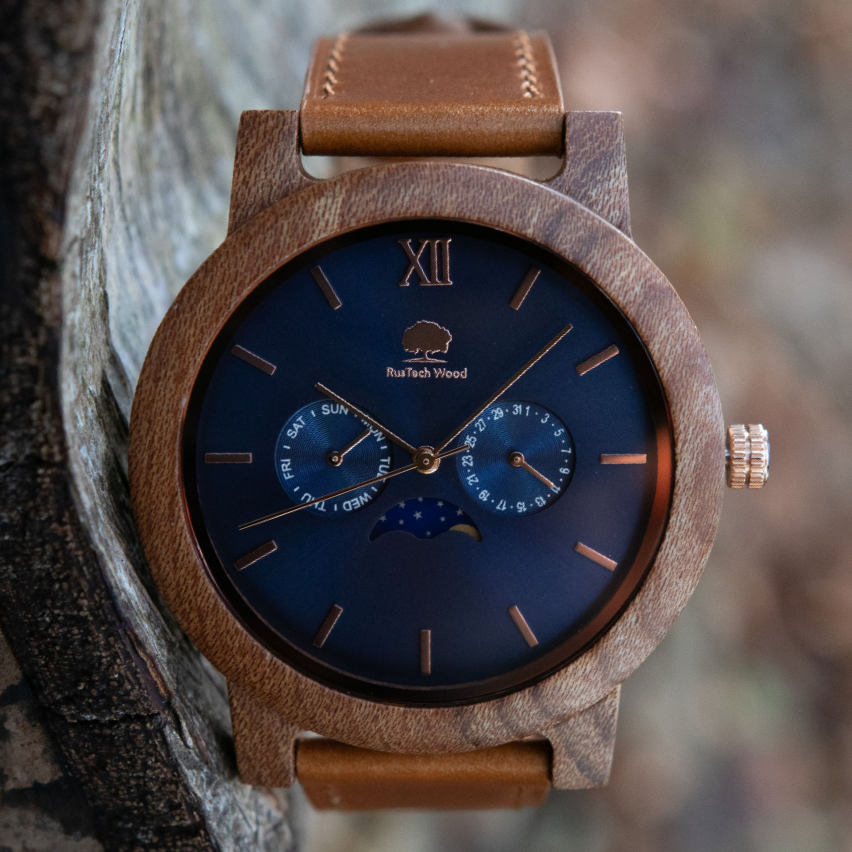Gents Elm Wood Watch