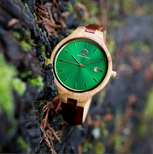 Ladies Oak Wood Watch